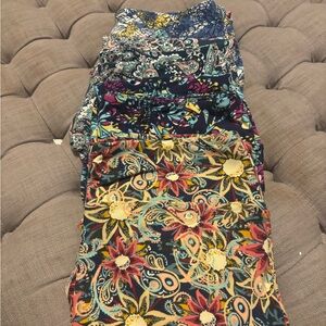 LuLaRoe Women's Floral Leggings - Multicolor